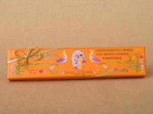 Sorelle Nurzia Soft Torrone Nougat with Orange and Almonds 200g