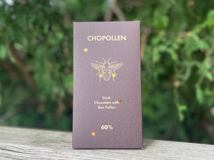 Chopollen Dark Chocolate with Bee Pollen, 60% - 85g Chopollen Dark Chocolate with Bee Pollen, 60% - 85g