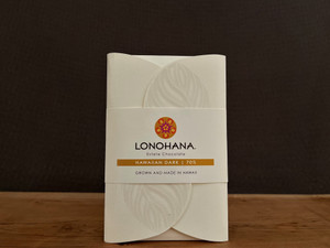 Lonohana Hawaiian Dark Chocolate 70% - 65g. Lonohana Hawaiian Dark Chocolate 70% - 65g.