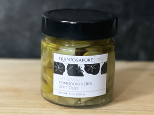 Quintosapore Green Tomatoes in Extra Virgin Olive Oil - 7.1 oz Quintosapore Green Tomatoes in Extra Virgin Olive Oil - 7.1 oz