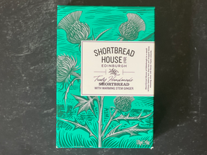 Shortbread House of Edinburgh, Handmade Shortbread with Warming Stem Ginger - 6oz