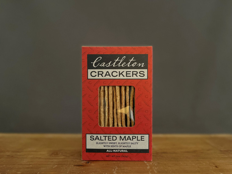 Castleton Salted  Maple Cracker -  142g