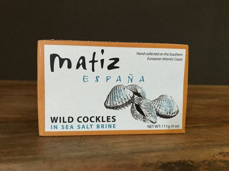 貝殻 Coluzea Groschi Matiz, Berberechos (Wild Cockles in Brine) - 4oz - Formaggio Kitchen