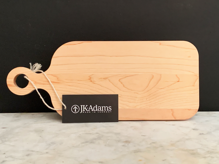 JK Adams Peacham Paddle Cheese Board - Maple