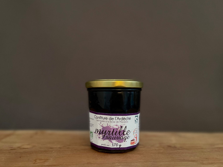Ardèche Myrtille Sauvage (Wild Blueberry) Jam - 370g