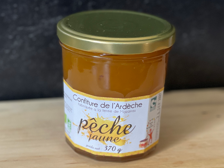 Ardèche Pêche Jaune - 370g Jam