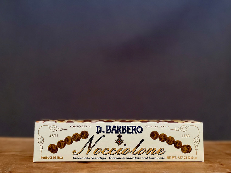 D. Barbero Nocciolone Torrone, Gianduia Chocolate and Hazelnuts - 260g
