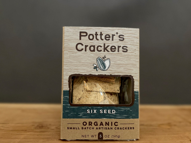 Potter's Crackers, Six Seed - 141g