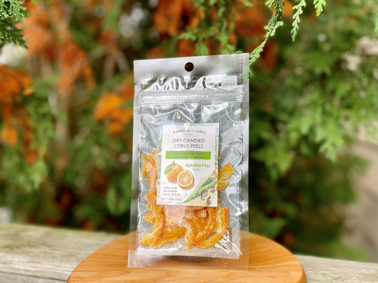 Kankitsu Labo, Amanatsu Dry Candied Citrus Peels - 30g