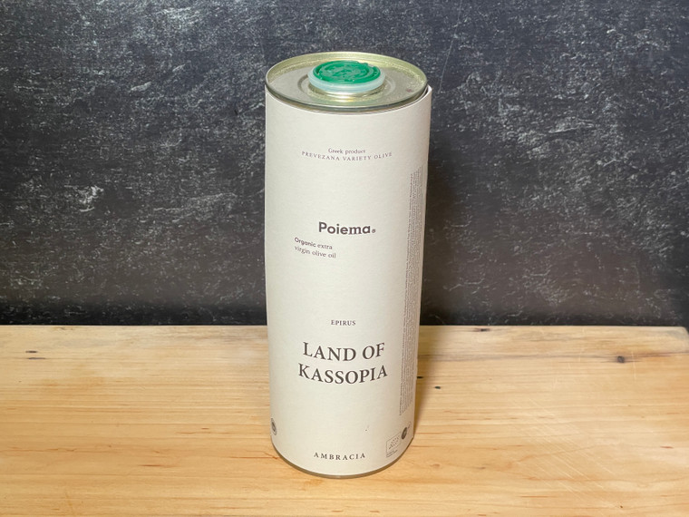 Poiema 'Land of  Kassopia' Organic Prevezana Extra Virgin Olive Oil - 500ml