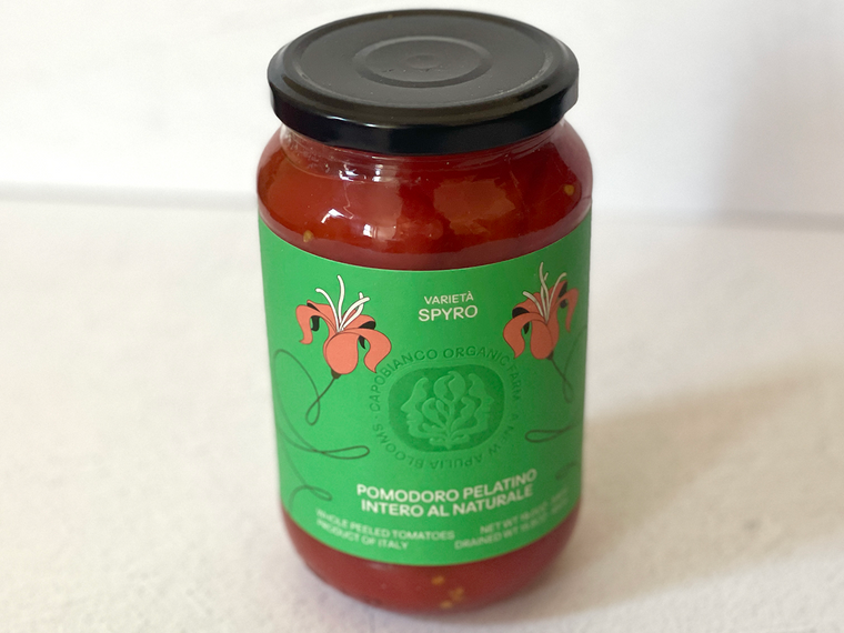 Capobianco Peeled Whole Tomatoes, Spyro Variety - 300g