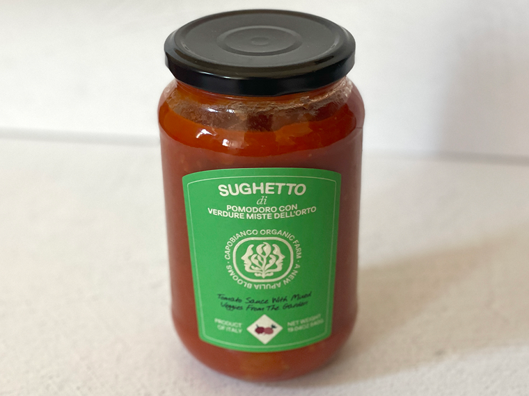 Capobianco Tomato Sauce with Mixed Garden Vegetables - 540g