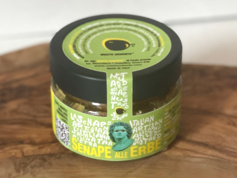 Mosto Ardente Mustard with Herbs - 100g
