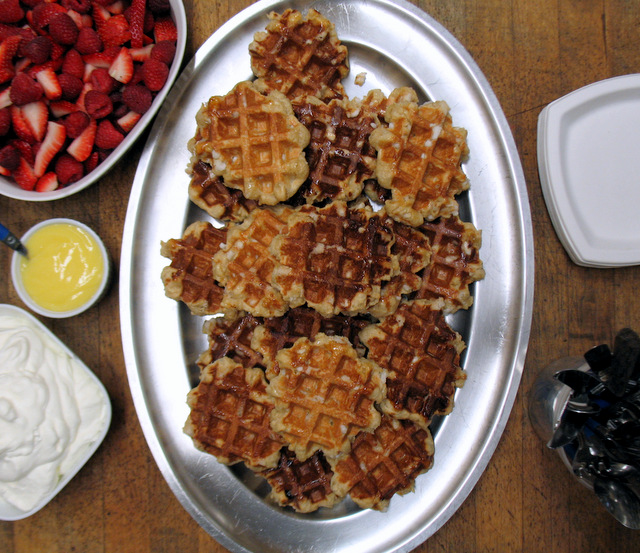 Belgian Liège Waffles (with pearl sugar)