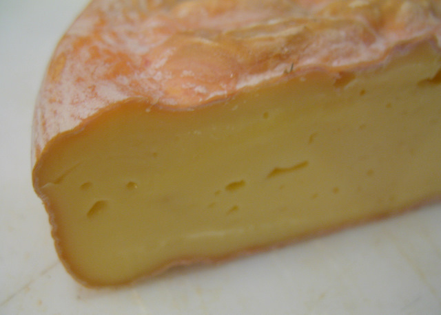 dorset, a washed-rind cheese from vermont