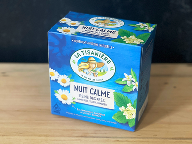La Tisanière Nuit Calme Tea - 25 sachets - Formaggio Kitchen
