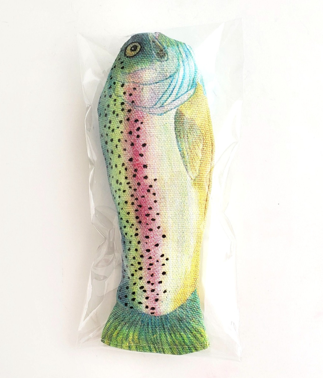 Catnip Toy, Fish & Nips, Rainbow Trout Fish Design