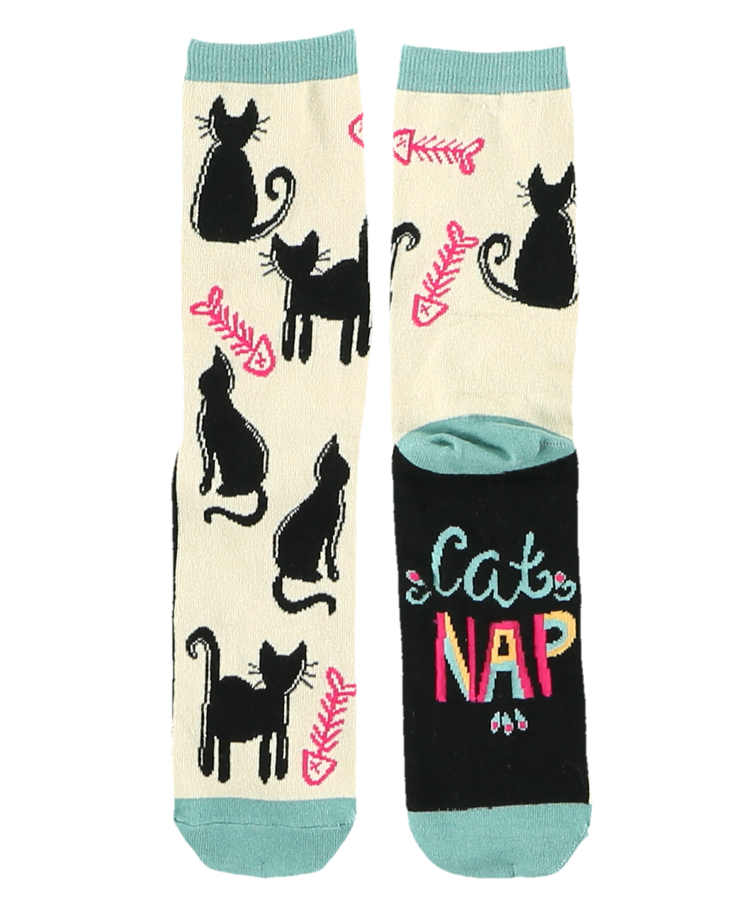 Cat Nap Ladies Crew Socks