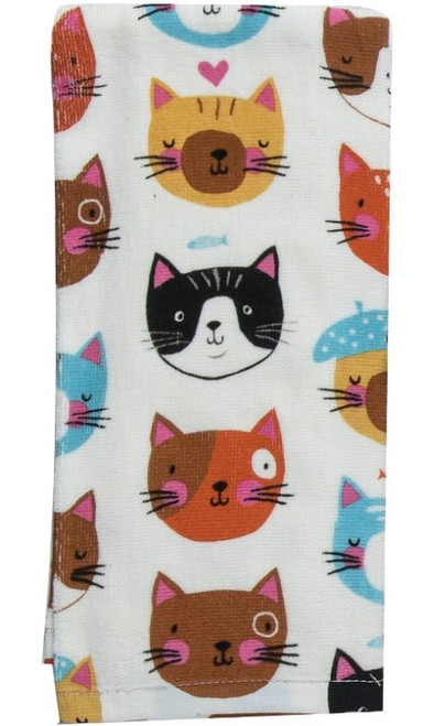 Crazy Cat Terry Towel