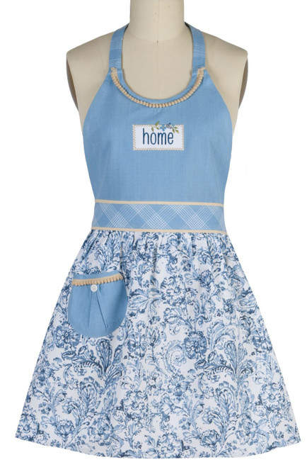 Bohemian Blue Hostess Apron