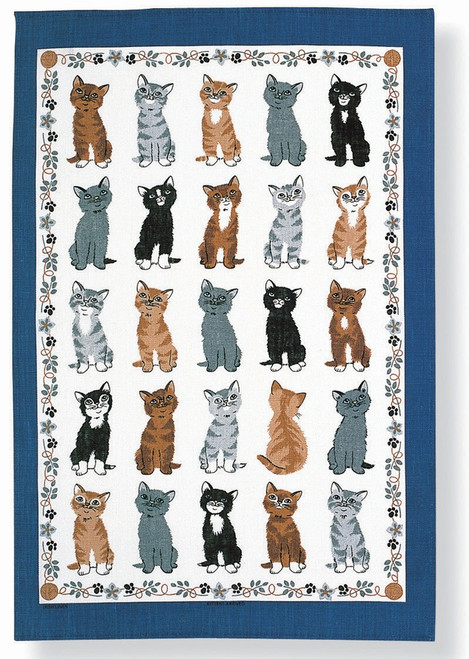 Black & White Cats and Hearts 3 Kitchen Towel Set – The Good Cat Company