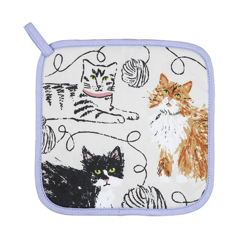 Feline Friends Pot Mat, by Ulster Weavers