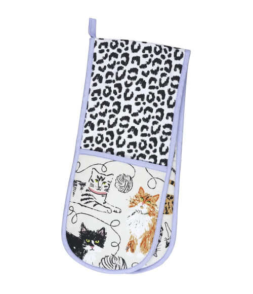 Oven Mitt - Made From Scratch Grey Tabby - Gift & Gather