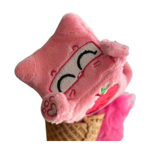 Vanilla Ice Cream Ninja Mini Plush by Squaredy Cats 
