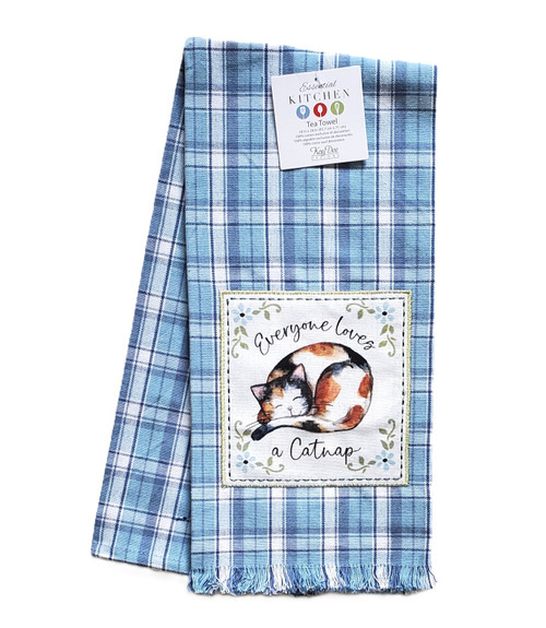 Curious Kittens Catnap Kitchen Tea Towel Curious Kittens Catnap Kitchen Tea Towel