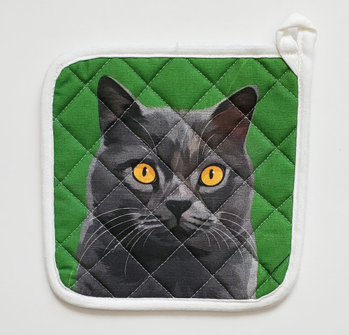 Pot Holders and Oven Mitts - Sassy Black Cats – Gregatex