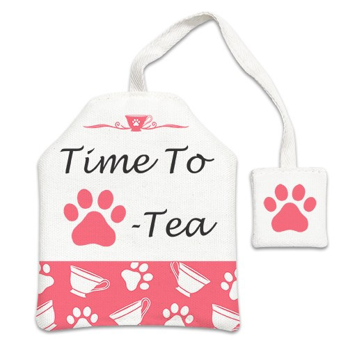 NEW! Cat-Tea-Zer Catnip Toy,  Time To Tea