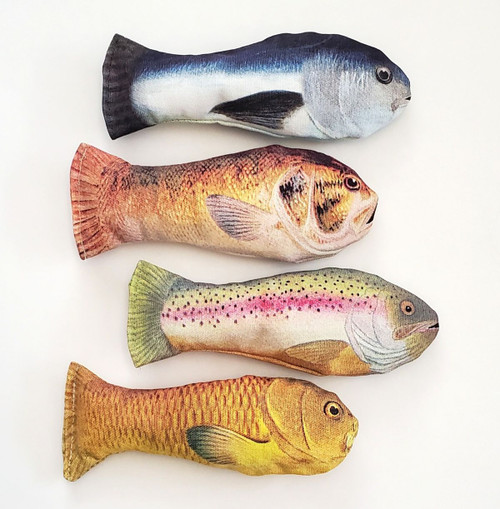 NEW! Fish & Nips Catnip Toy 4-PC Set