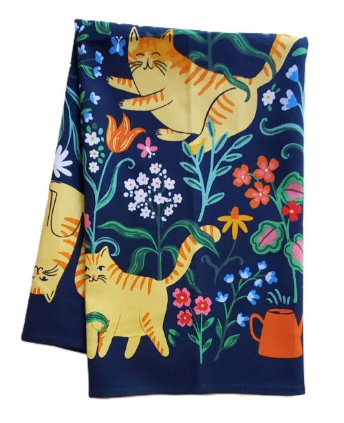 NEW! Marmalade Meadow Cotton Tea Towel 