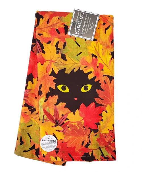 NEW! Cat Eyes Dual Purpose Kitchen Towel