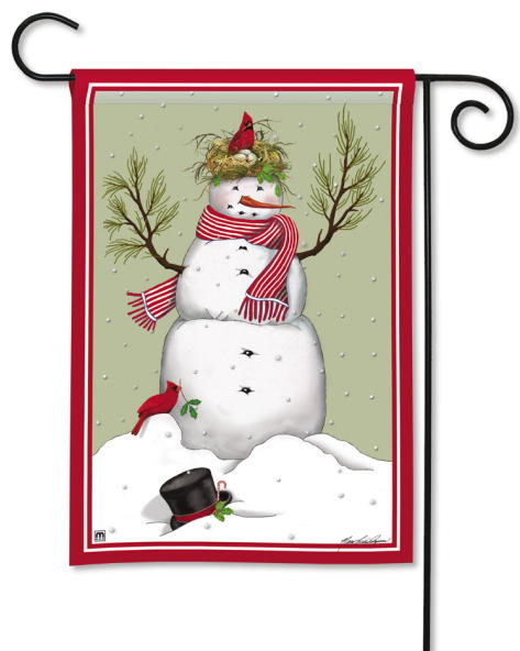 Snowy Day Garden Flag