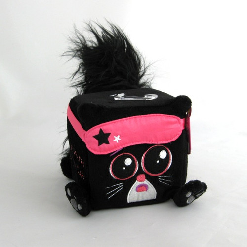 Squaredy Cat Plush Midnight, Not Squared of the Dark