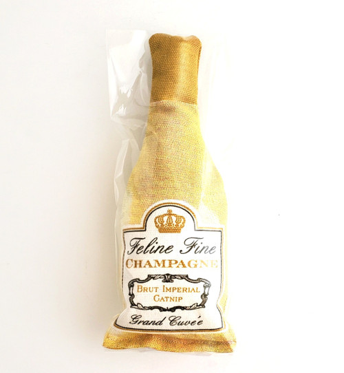 Catnip Happy Hour, Feline Fine Champagne Design Toy