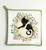 Cats in Holiday Bowl Potholder