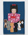 Japanese Cat Lady Tea Towel