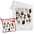 Cats Galore Flour Sack Towel and Potholder Kitchen 2 Pc Set