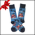 Cat Daddy Men's Socks, Blue and Black