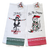 NEW! Tis The Season & On The Naughty List Cat Cotton Kitchen Towels, Set of Two