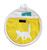 NEW! Gray Tabby Cat Face Round Pot Mitt