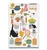 NEW! Kitties In The Kitchen Cotton Tea Towel and Potholder Set