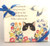 "Cat and Swallow-tails" Flour Sack Towel Set of Two