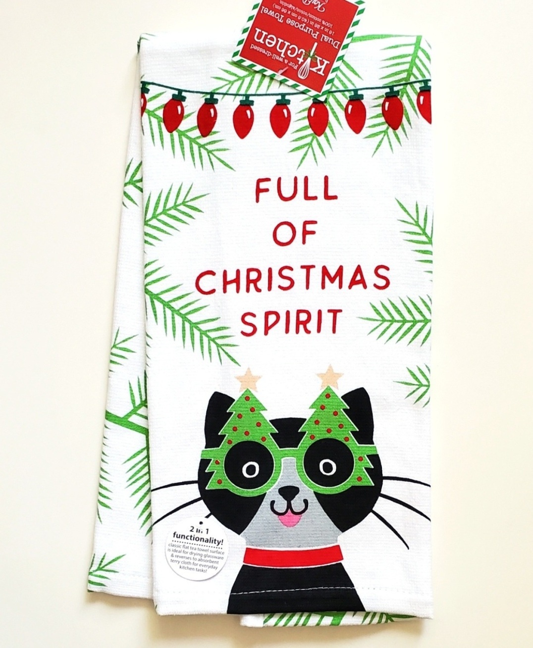 Christmas Yeti Holiday Tea Towel – Allport Editions