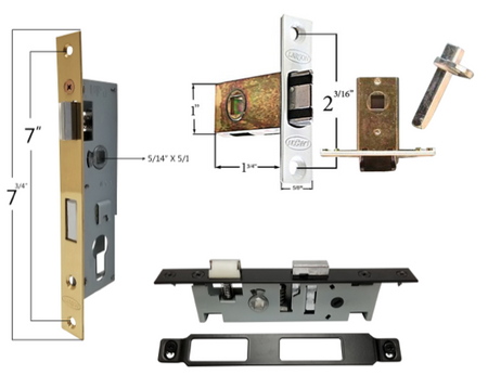 Storm Door Latch Assembly