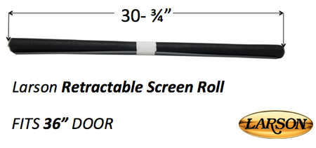Fits  36" 346 Series - Full View Retractable Screen Roll (Tube Length 30-3/4'') Fits  36" 346 Series - Full View Retractable Screen Roll (Tube Length 30-3/4'')