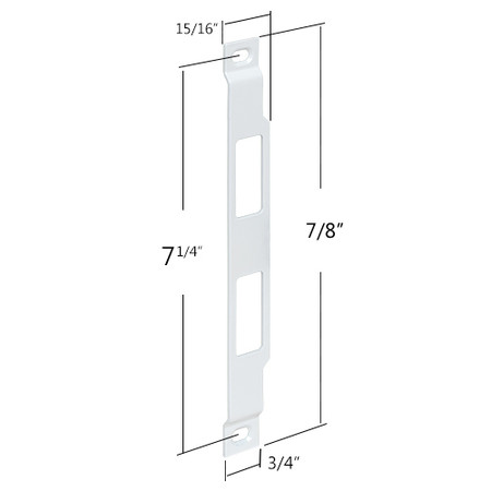 Storm Door Strike Plate - Choose Color Storm Door Strike Plate - Choose Color