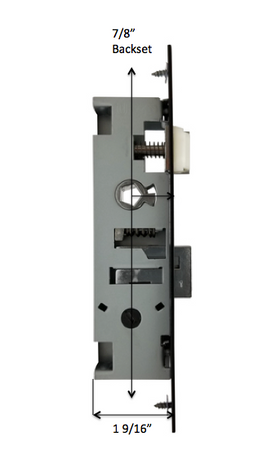 QuickFit Series Latch Assembly w/ Bit and Template for Larson Storm Doors (5-Sided Spindle Required)